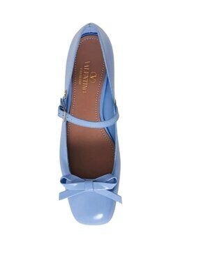 Valentino Garavani Romance Bow patent leather ballet flats Retail $890 Size 39.5